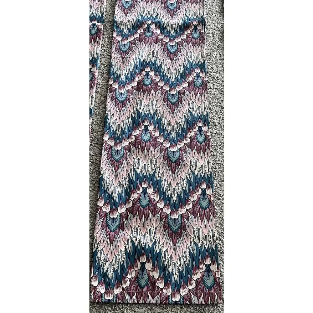 Custom Drapes Valance Kaufmann NEW WORLDS Art Deco Coral Aqua Feather Flame 6pc